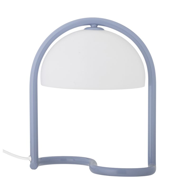 Bloomingville Favour Bordslampa, Blå, Akryl, Ø24,5xH29,5 cm