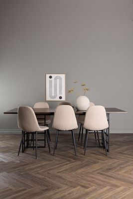 Venture Home Matgrupp Ystad med Polar-stolar