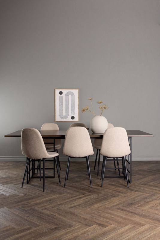 Venture Home Matgrupp Ystad med Polar-stolar