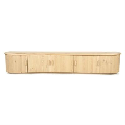 Eleonora TV-bänk Josh 240 cm - Natur