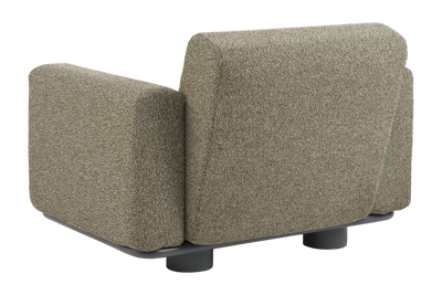 Brafab Bolster Fåtölj Antracit / Teddy Verde