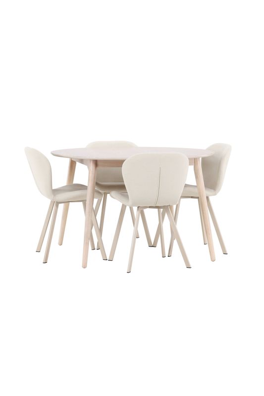 Venture Home Matgrupp Flora med Lilja Stolar