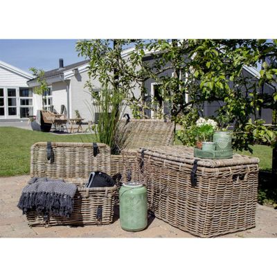 House Nordic Depok Förvaringskista i Grå Rattan