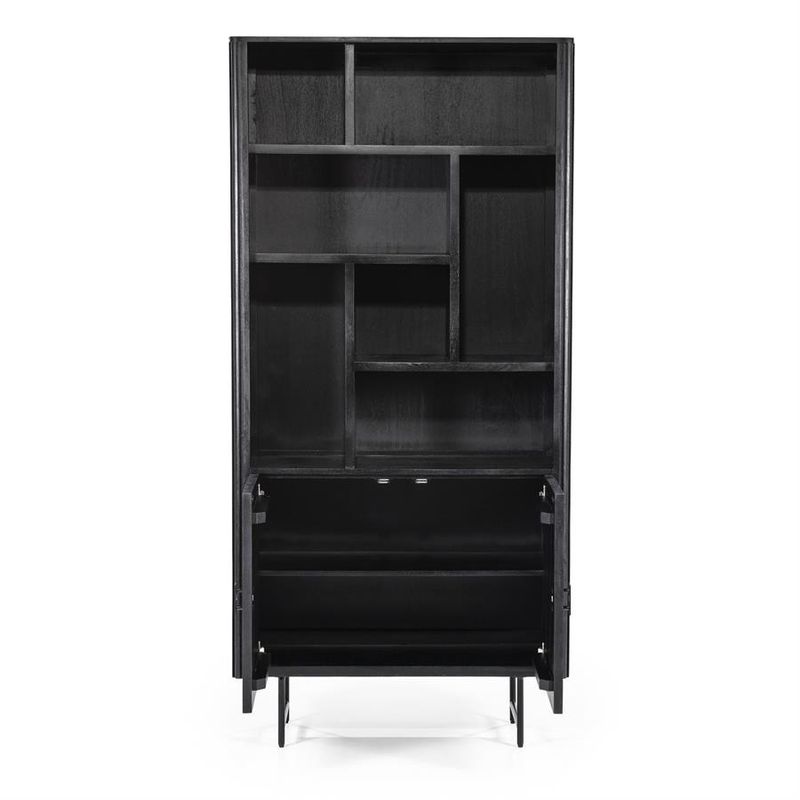 Eleonora Bokhylla Remi - Svart Brun