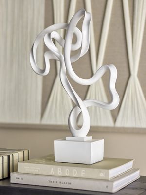 Bloomingville Arista Dekoration, Vit, Resin