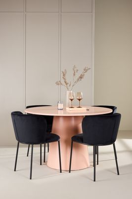 Venture Home Matbord Lanzo med Edina Stol