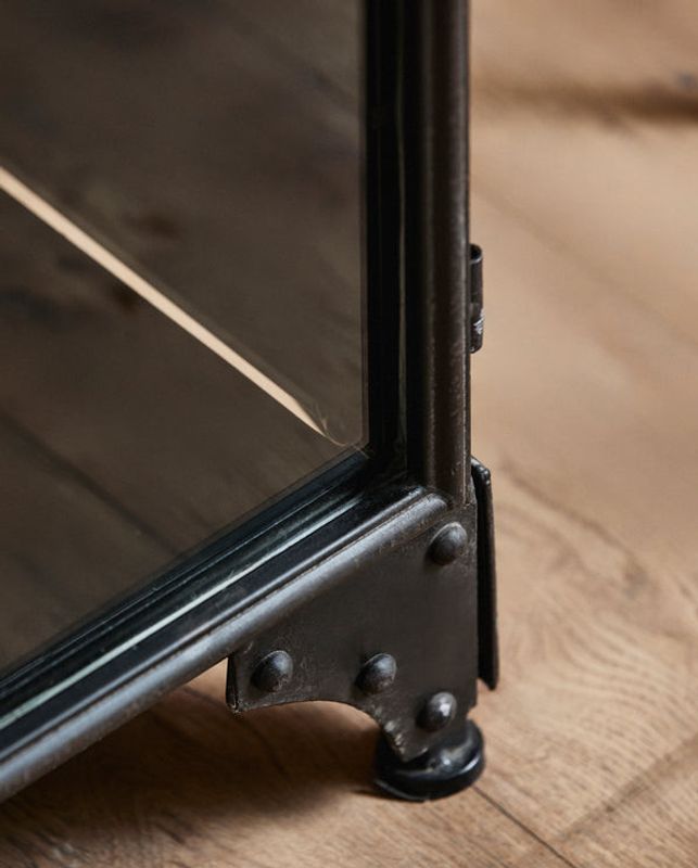 Nordal DOWNTOWN skåp, 2 dörrar, svart