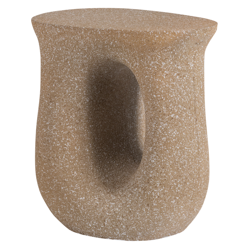 WOOOD Moson Sidobord med Spikkels Beige Grön 2 st