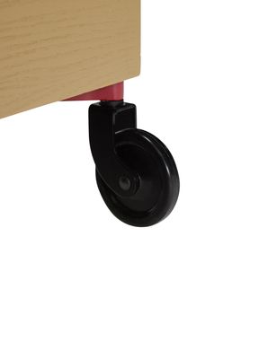 Hübsch Fresh serveringsvagn flerfärgad vinröd