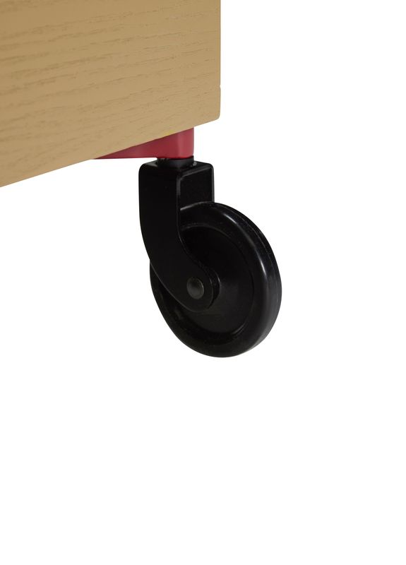 Hübsch Fresh serveringsvagn flerfärgad vinröd