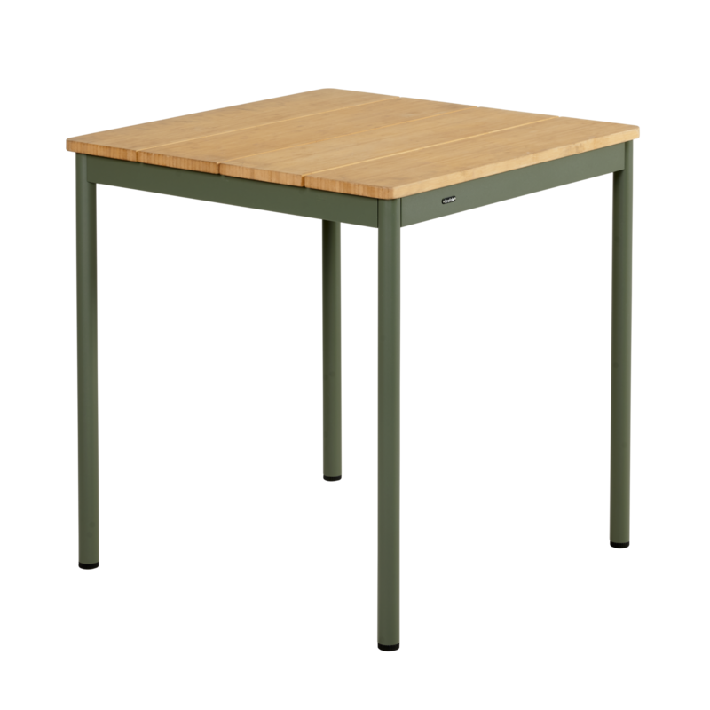 Brafab Nox Bistro bord 70x70 - Bambu/Nordic Green