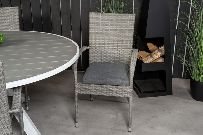 Venture Home Parma, Anna Matgrupp Grå