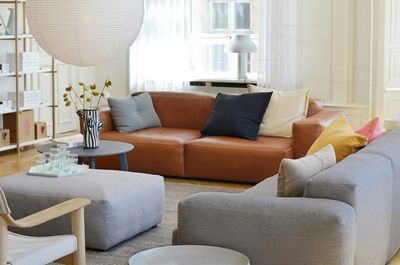 HAY Mags Soft 3-sitssoffa Kombination 1, låga armstöd, Linara 443