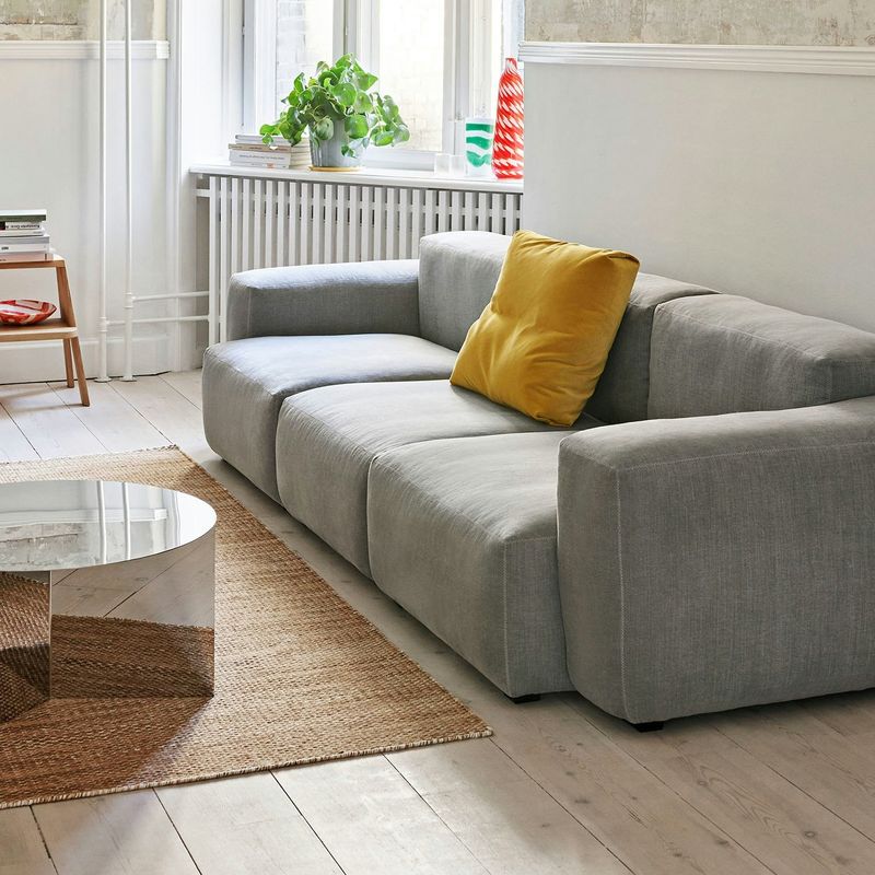 HAY Mags Soft 3-sitssoffa Kombination 1, låga armstöd, Linara 443