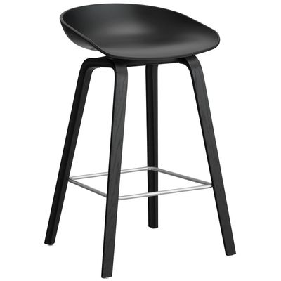 HAY About A Stool 32 barstol Black/Black, 65 cm