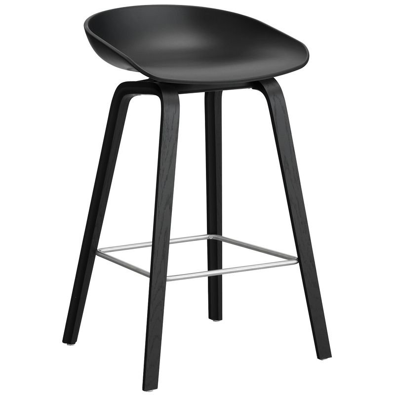 HAY About A Stool 32 barstol Black/Black, 65 cm