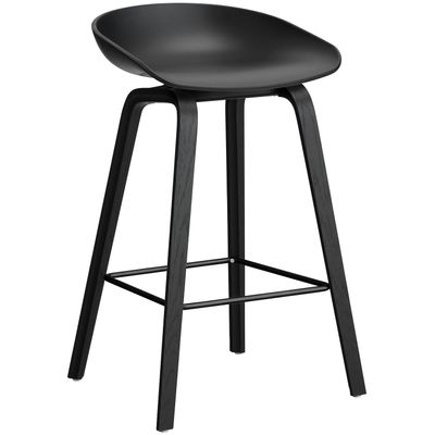 HAY About A Stool 32 barstol Black/Black/Black, 65 cm