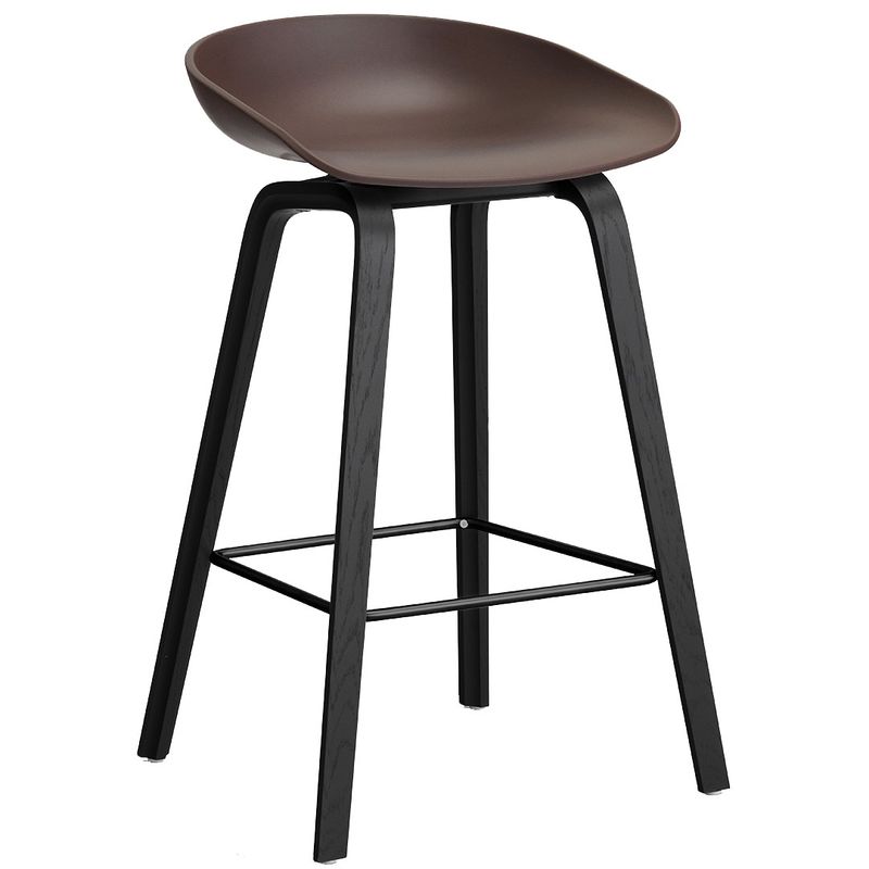 HAY About A Stool 32 barstol Raisin/Black/Black, 65 cm