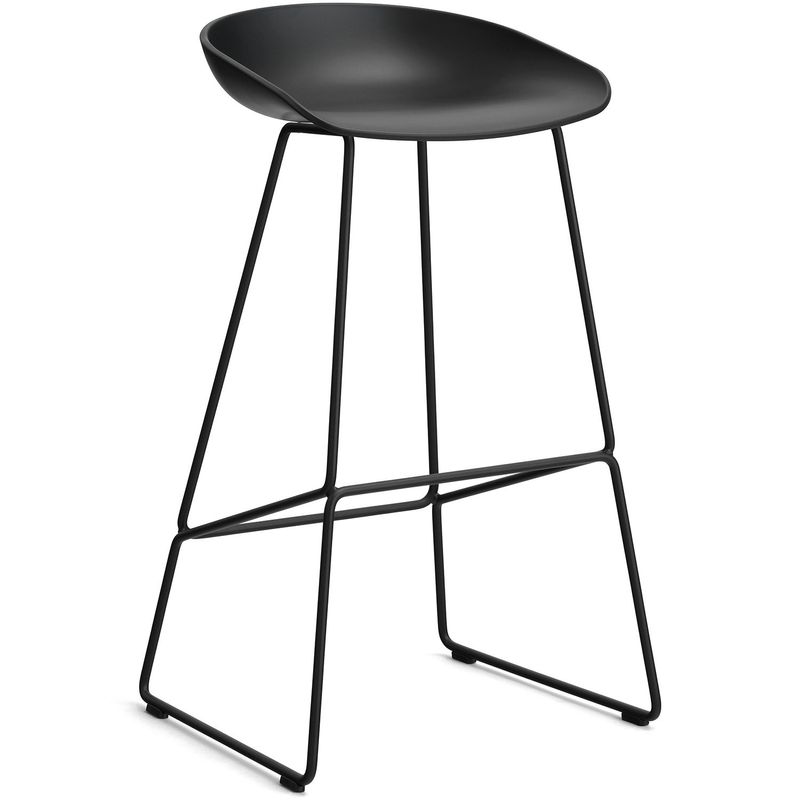 HAY About A Stool 38 barstol Black, 75 cm