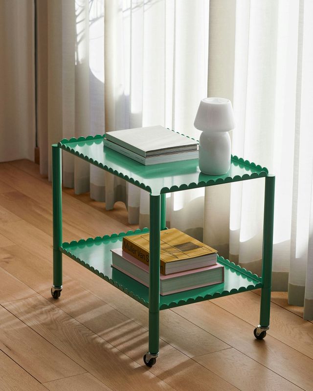 HAY Arcs rullbord Soft jade, låg