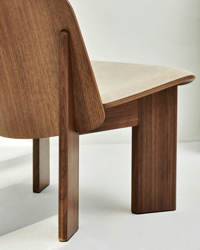 HAY Chisel 85 fåtölj Lacquered walnut