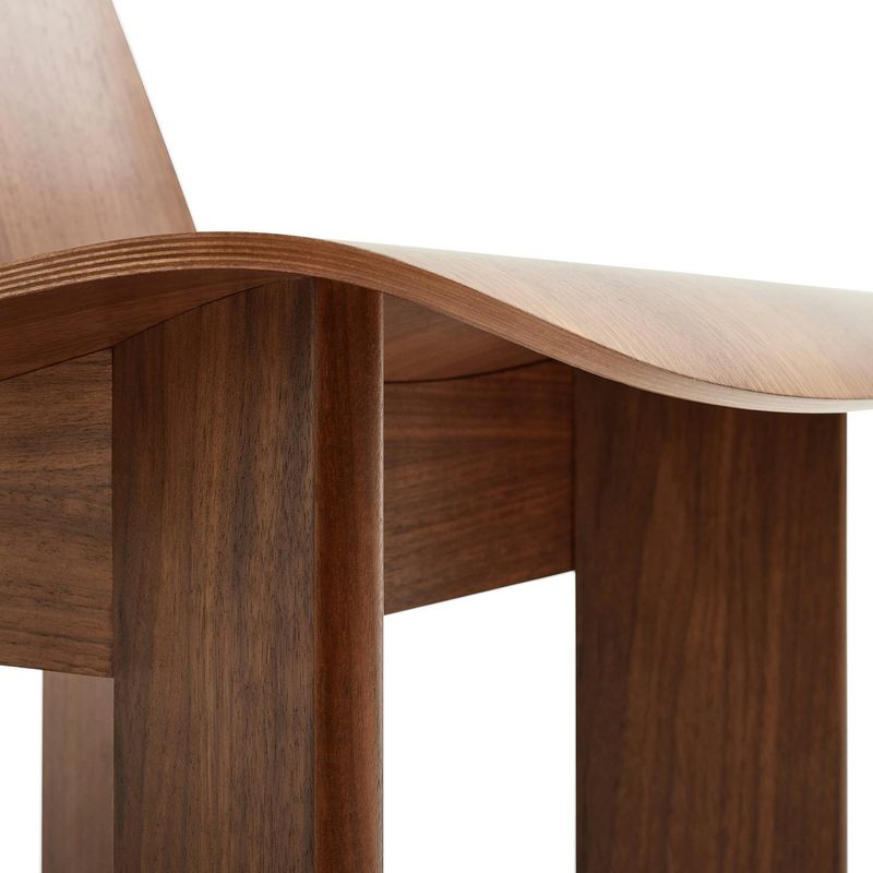 HAY Chisel 85 fåtölj Lacquered walnut