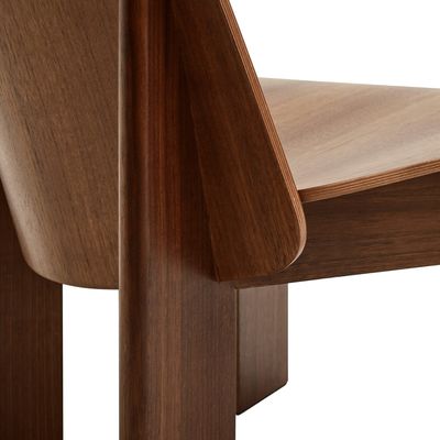 HAY Chisel 85 fåtölj Lacquered walnut