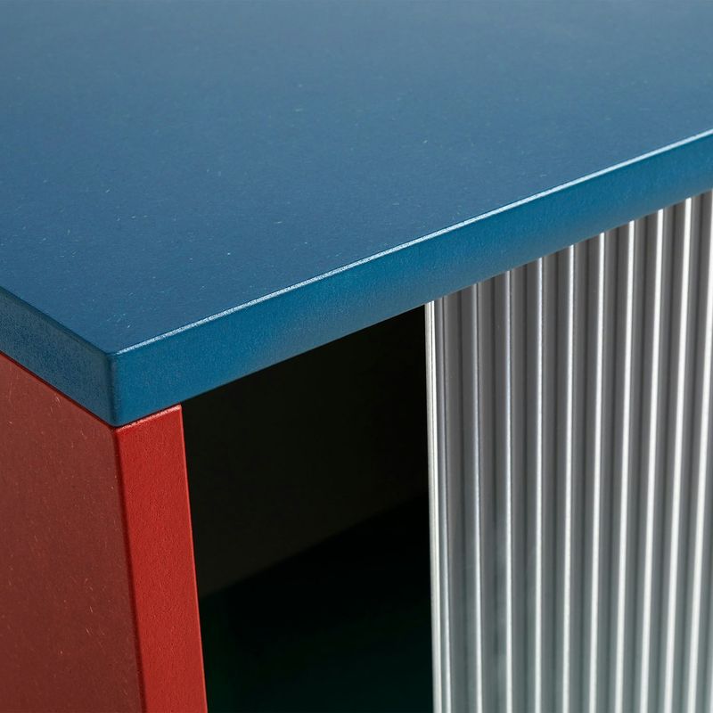 HAY Colour Cabinet sideboard med glasdörrar Multi, 180 cm