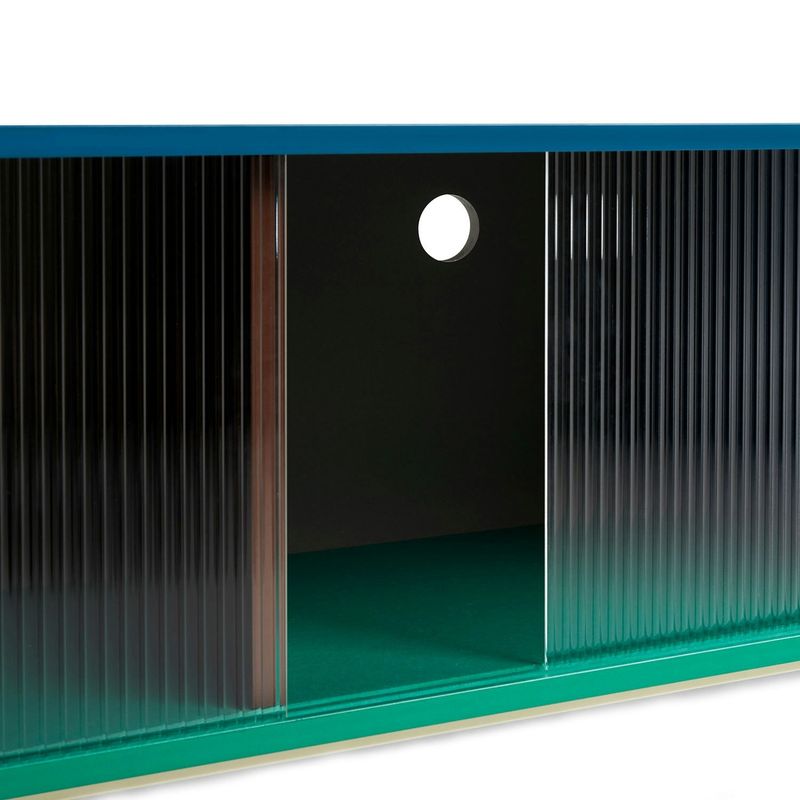 HAY Colour Cabinet sideboard med glasdörrar Multi, 180 cm