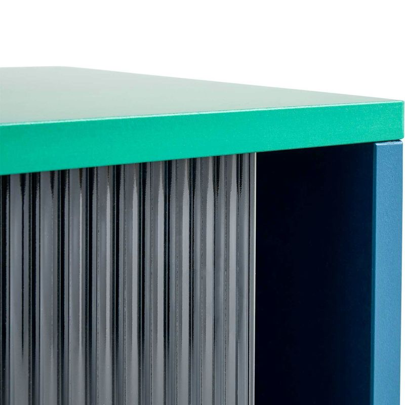HAY Colour Cabinet sideboard med glasdörrar Multi, 120 cm