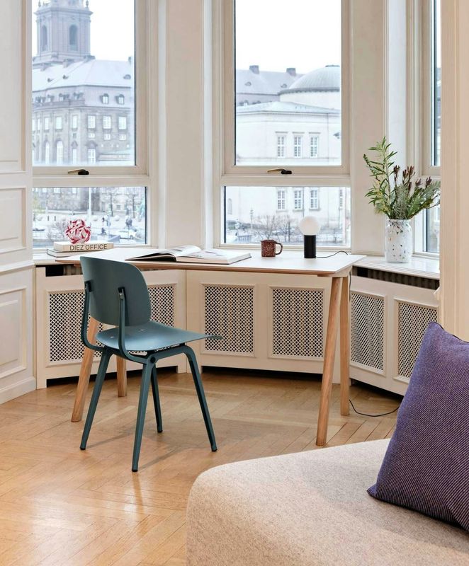 HAY CPH90 skrivbord Off-white, 130x65 cm
