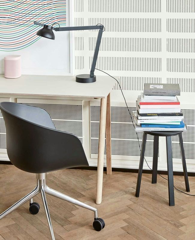 HAY CPH90 skrivbord Off-white, 130x65 cm