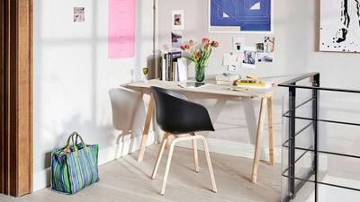 HAY CPH90 skrivbord Off-white, 130x65 cm