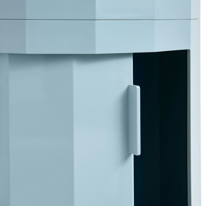 HAY Facet Cabinet 101 skåp Misty blue, Ø38 cm