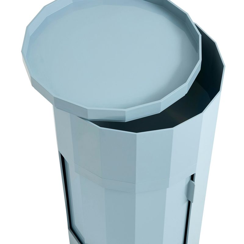 HAY Facet Cabinet 101 skåp Misty blue, Ø38 cm