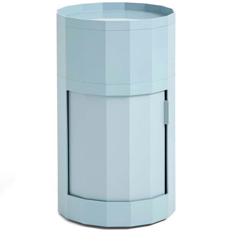 HAY Facet Cabinet 101 skåp Misty blue, Ø38 cm