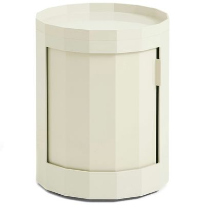 HAY Facet Cabinet 100 skåp Eggshell, Ø38 cm