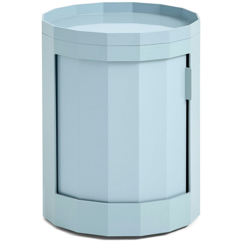 HAY Facet Cabinet 100 skåp Misty blue, Ø38 cm