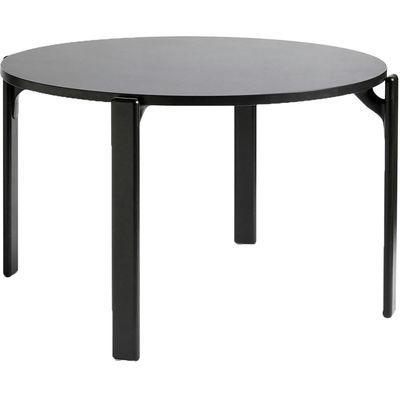 HAY Rey matbord Deep black/Vulcano, Ø128 cm