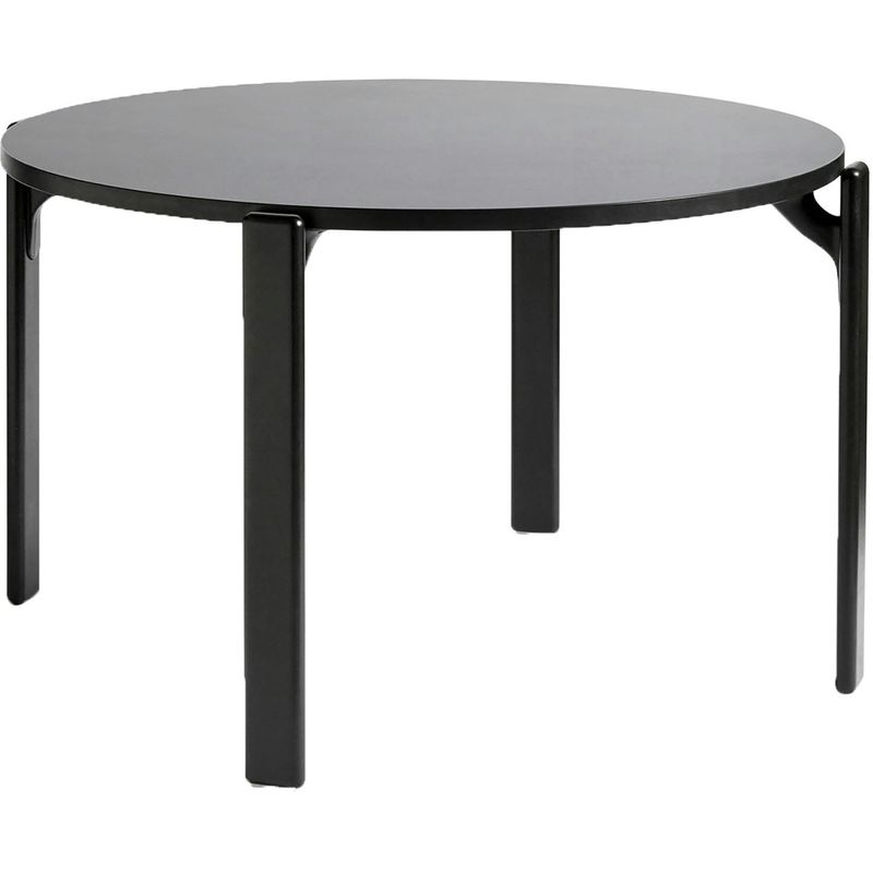 HAY Rey matbord Deep black/Vulcano, Ø128 cm