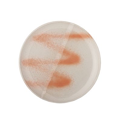 Bloomingville Paula Tallrik, Orange, Stengods - 6-pack