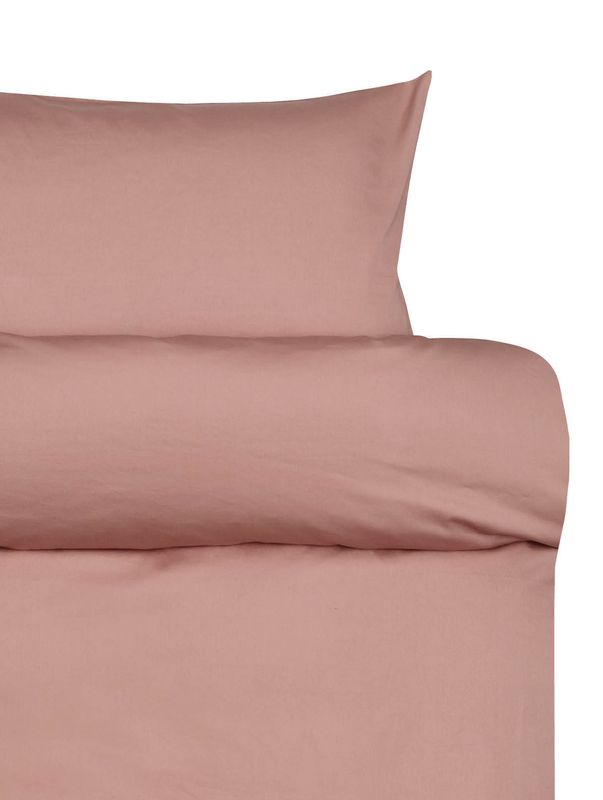 Høie Harmoni påslakanset varm rosa 220x220 cm 3 delar