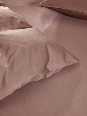 Høie Harmoni påslakanset varm rosa 220x220 cm 3 delar