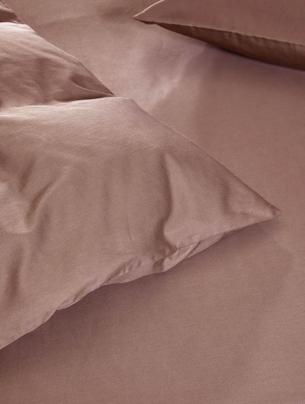Høie Harmoni påslakanset varm rosa 220x220 cm 3 delar