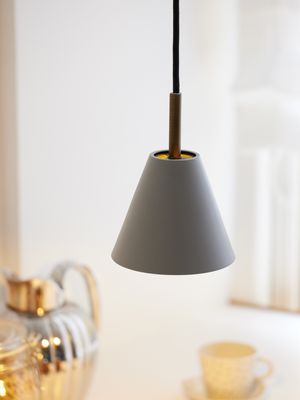 Halo Design HYGGE metal Pendellampa Grå Ø12 cm