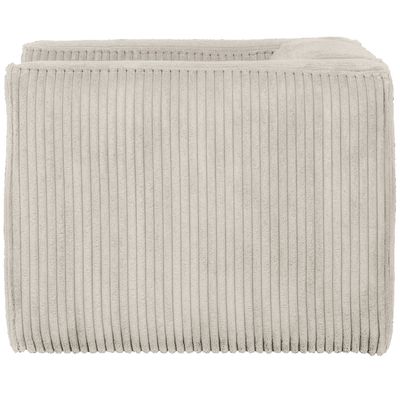 WOOOD Bean Fåtölj Ribbad Naturfärg