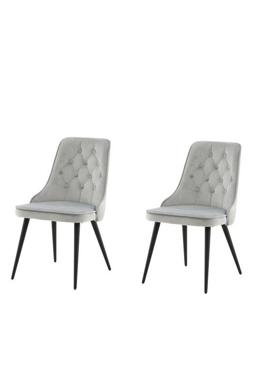 Venture Home Velvet Deluxe Matstol 2-pack