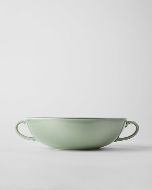 Gustavsberg NATUR Krusbärsgrön, Skål 17 cm, rund m 2 öron