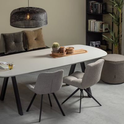 WOOOD Imme Bänk i Svart Furu 110 cm 2 st