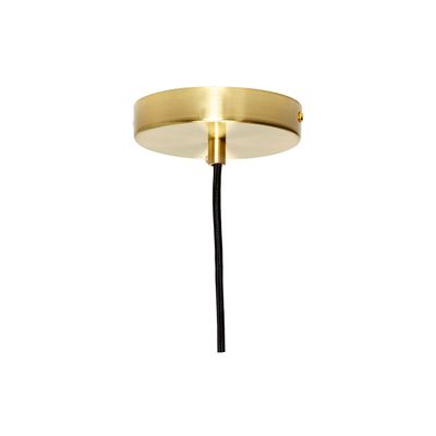 Hübsch Serene Taklampa Ø42 Vit med Mässingdetaljer